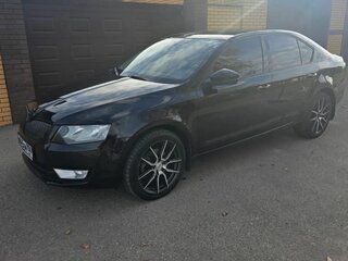 2014 Skoda Octavia III (A7), чёрный, 1300000 рублей, вид 1