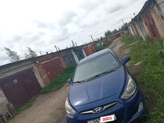 2012 Hyundai Solaris I, синий, 510000 рублей, вид 1