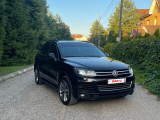 2012 Volkswagen Touareg II, чёрный, 1790000 рублей, вид 3