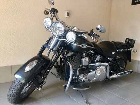 2004 Harley-Davidson Springer Softail, зелёный, 1500000 рублей, вид 2