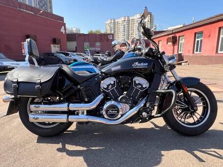 2022 Indian Scout, чёрный, 1400000 рублей, вид 5