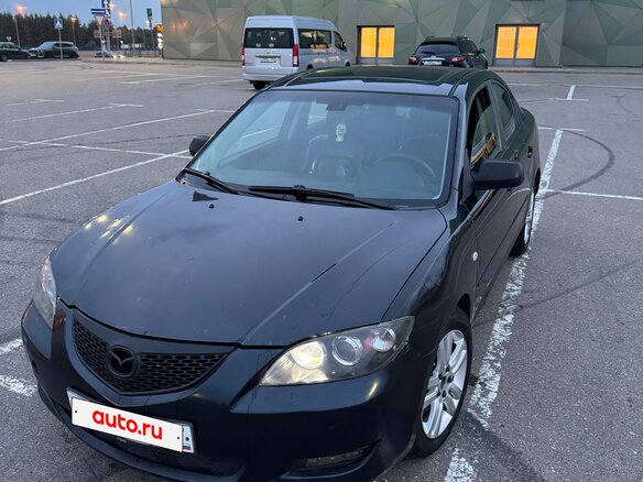 2005 Mazda 3 I (BK), чёрный