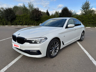 2018 BMW 5 серии 520d VII (G30/G31/G38), белый, 3450000 рублей, вид 2