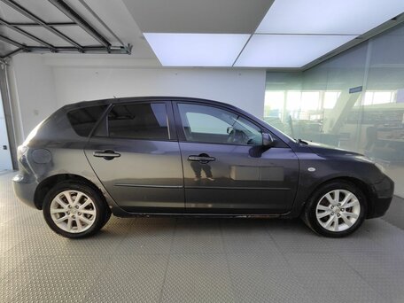 2007 Mazda 3 I (BK) Рестайлинг, серый, 410000 рублей, вид 4