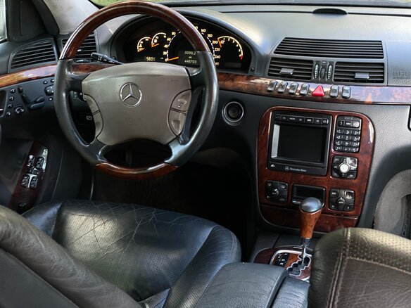 2001 Mercedes-Benz S-Класс 320 Long IV (W220), чёрный - вид 7