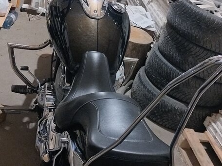 1999 Yamaha XVS400 Drag Star, чёрный, 450000 рублей, вид 2