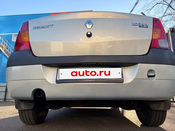 2008 Renault Logan I, серый, 300000 рублей - вид 4