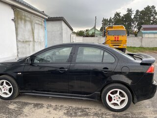 2008 Mitsubishi Lancer X, чёрный, 550000 рублей, вид 3