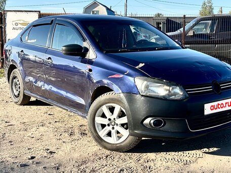 2014 Volkswagen Polo V, синий, 220000 рублей, вид 2