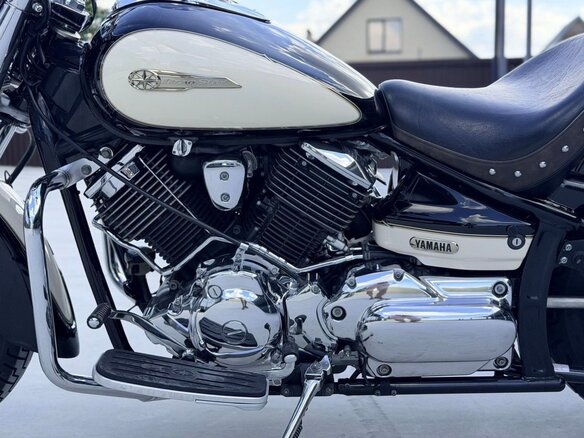 2006 Yamaha XVS1100, чёрный - вид 14