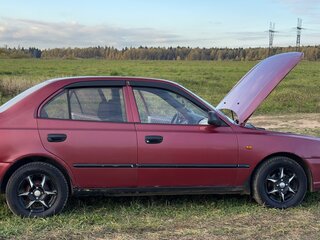 2005 Hyundai Accent ТагАЗ II, красный, 240000 рублей, вид 4