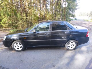 2010 Lada (ВАЗ) Priora Premier I, чёрный, 195000 рублей, вид 3