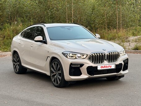 2021 BMW X6 40i III (G06), белый, 8300000 рублей, вид 4