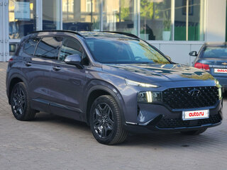 2021 Hyundai Santa Fe IV Рестайлинг, синий, 4120000 рублей, вид 1