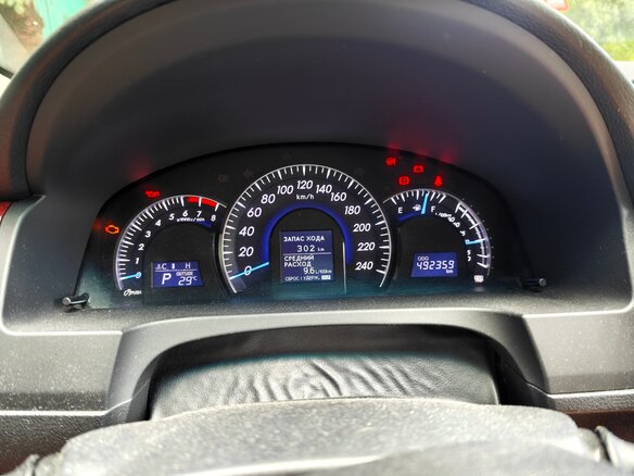 2012 Toyota Camry VII (XV50), белый, 1200000 рублей - вид 7