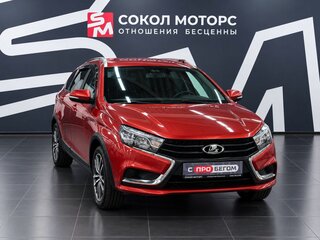 2019 Lada (ВАЗ) Vesta SW I, красный, 1099900 рублей, вид 4