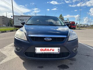 2010 Ford Focus II Рестайлинг, синий, 450000 рублей, вид 4