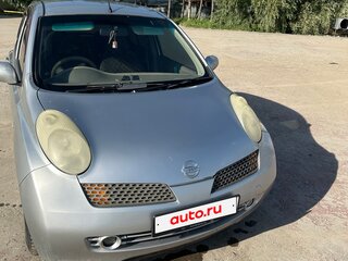 2002 Nissan March III (K12), серебристый, 265000 рублей, вид 2