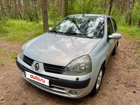 2004 Renault Symbol I Рестайлинг, синий - вид 3