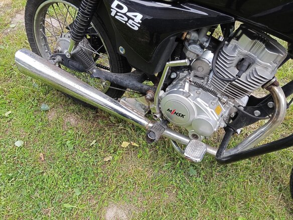 2022 Minsk (Минск) D4 125, чёрный, 75000 рублей - вид 5