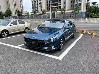 2021 Hyundai Elantra VII (CN7), синий, 1100000 рублей, вид 1