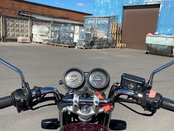 1999 Honda CB 400 Super Four, красный, 300000 рублей - вид 9