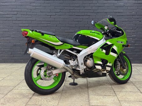 2002 Kawasaki ZX-6R Ninja, зелёный, 455000 рублей, вид 5