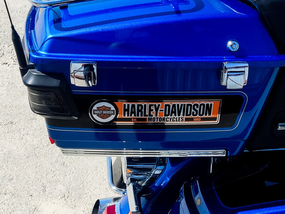 2008 Harley-Davidson Electra Glide, синий, 775000 рублей - вид 14