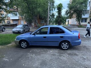 2006 Hyundai Accent ТагАЗ II, фиолетовый, 220000 рублей, вид 4