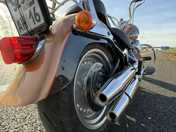 2008 Harley-Davidson Fat Boy, чёрный, 850000 рублей - вид 4