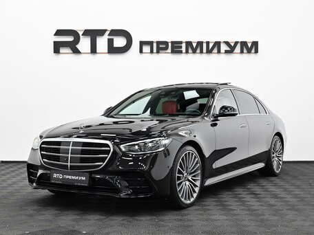 2020 Mercedes-Benz S-Класс 450 Long 4MATIC VII (W223), чёрный, 7990000 рублей, вид 1