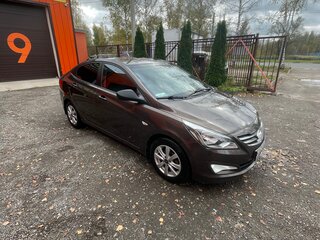 2014 Hyundai Solaris I Рестайлинг, коричневый, 950000 рублей, вид 5