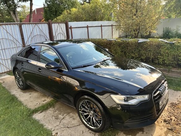 2014 Audi A6 IV (C7), чёрный, 1650000 рублей - вид 2