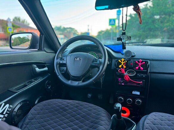 2002 Lada (ВАЗ) 2110, синий, 360000 рублей - вид 14
