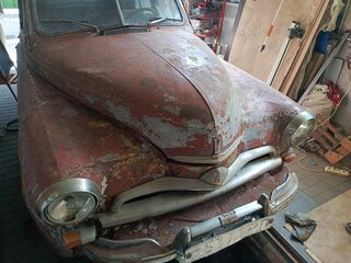 1957 ГАЗ М-20 «Победа», голубой, 80000 рублей, вид 2