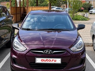 2011 Hyundai Solaris I, фиолетовый, 690000 рублей, вид 1
