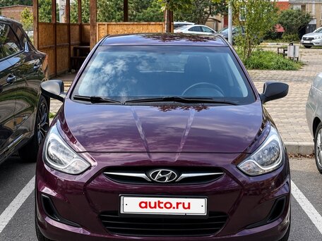2011 Hyundai Solaris I, фиолетовый, 690000 рублей, вид 1