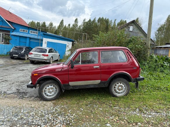 1997 Lada (ВАЗ) 2121 (4x4) I Рестайлинг, красный, 260000 рублей - вид 3