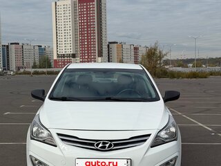 2016 Hyundai Solaris I Рестайлинг, белый, 795000 рублей, вид 2