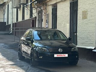 2013 Volkswagen Jetta VI, чёрный, 1050000 рублей, вид 1