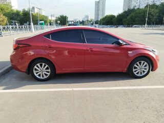 2015 Hyundai Elantra V (MD) Рестайлинг, красный, 1110000 рублей, вид 4