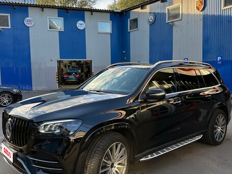 2021 Mercedes-Benz GLS 400 d II (X167), чёрный, 7090000 рублей, вид 3