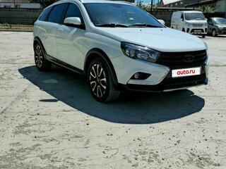 2019 Lada (ВАЗ) Vesta SW Cross I, белый, 1190000 рублей, вид 2