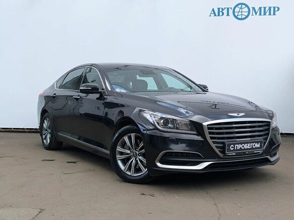 2017 Genesis G80 I, чёрный, 1249000 рублей - вид 2
