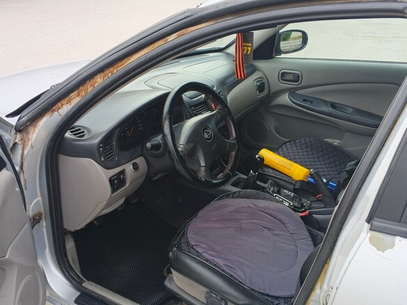 2002 Nissan Almera II (N16) Рестайлинг, серебристый - вид 9