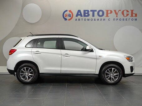2014 Mitsubishi ASX I Рестайлинг, белый, 933000 рублей, вид 5