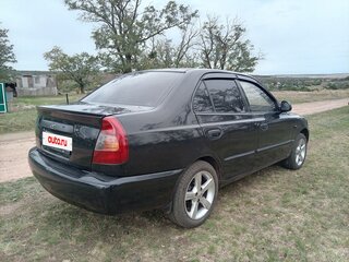 2007 Hyundai Accent ТагАЗ II, чёрный, 469000 рублей, вид 5