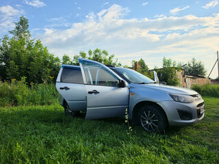 2013 Lada (ВАЗ) Kalina II, голубой, 425000 рублей, вид 2