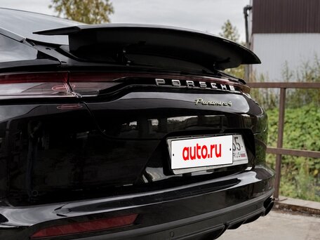 2021 Porsche Panamera 4 E-Hybrid Sport Turismo II Рестайлинг, чёрный, 11690000 рублей, вид 4