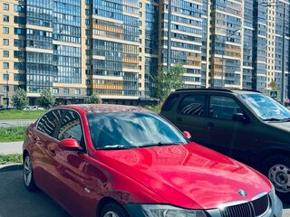 2008 BMW 3 серии 325i V (E90/E91/E92/E93), красный, 533333 рублей, вид 3